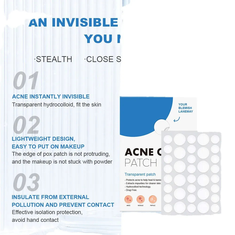 Hydrocolloid Invisible Acne Patch – Premium Fast-Acting Pimple Care